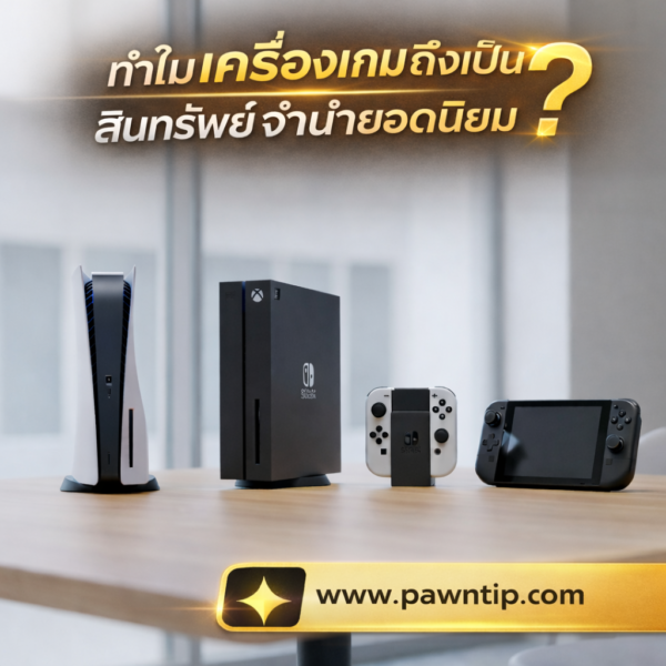 เครื่องเกมยอดฮิต 8 รุ่น ที่คนนิยมเอาไปจำนำ พร้อมราคาประเมินจากร้านดัง 3 รับจำนำเครื่องเกม Nintendo Switch OLED พร้อม Joy-Con ราคาประเมินสูง อุปกรณ์ครบ