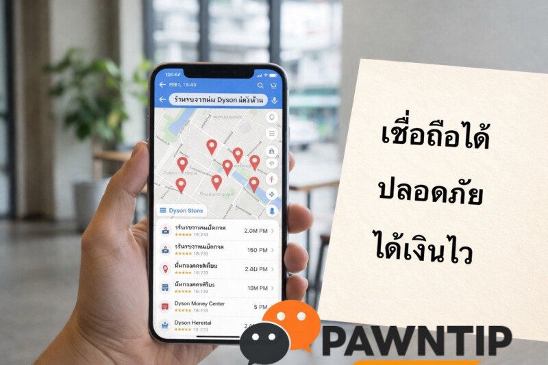 จำนำไดสัน รุ่นไหนได้เงินมากสุด? รวม 10 รุ่นยอดนิยม พร้อมราคาประเมินจากร้านดัง ปี 2026 4 จุดรับจำนำไดสัน Dyson เครื่องเป่าผม ของแท้ ตรวจสอบได้ ปลอดภัย